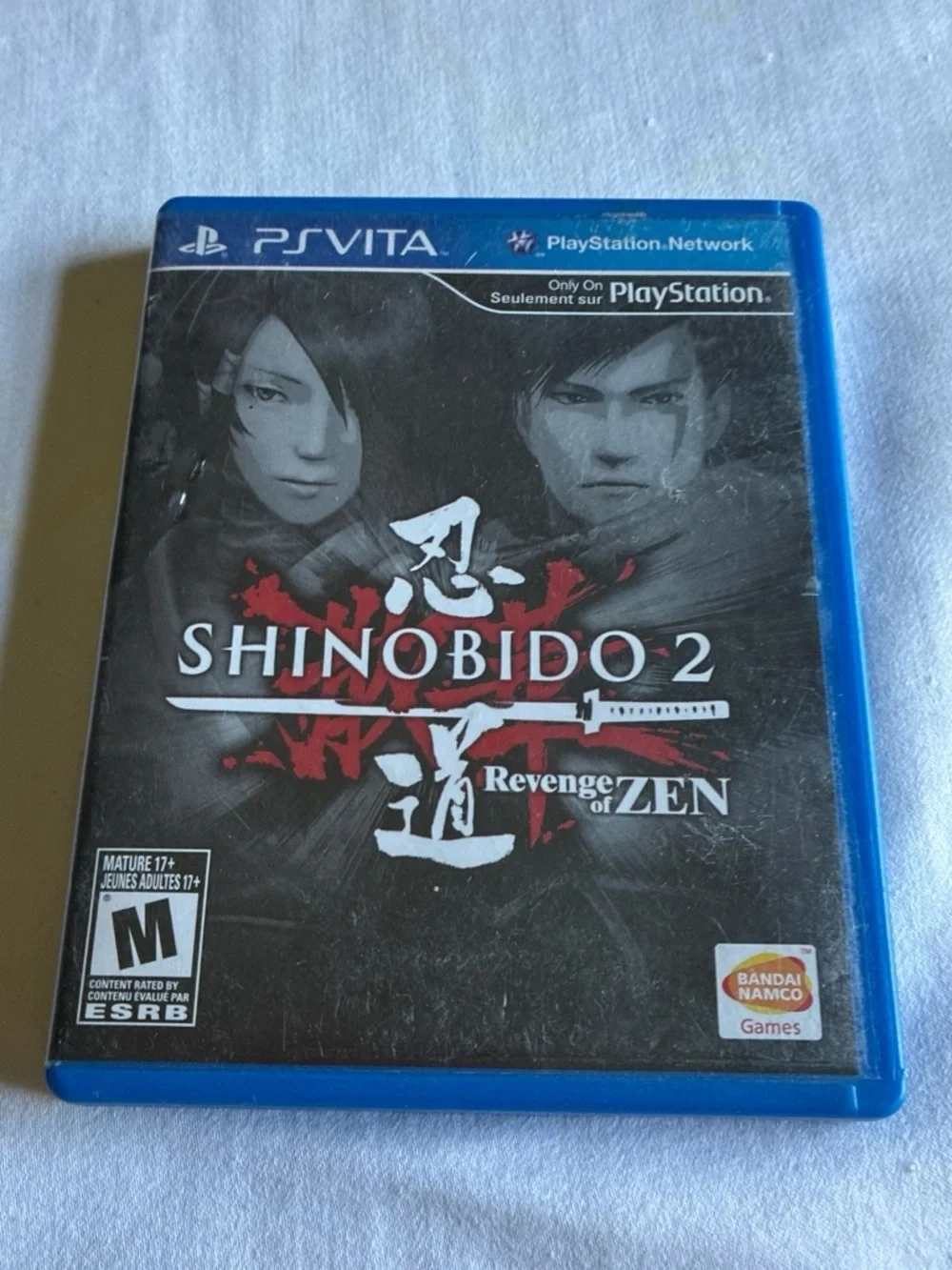 Sony PS Vita Shinobido 2 in Blue Case Untested